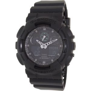 Casio G-Shock Military Black GA100MB-1A 3-Eye Ana-Digi Wrist
