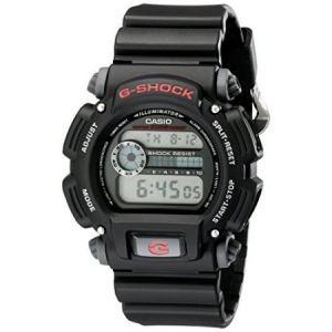 Casio Men's DW9052-1V G-Shock Black Stainless Steel and Resin Digital Watch