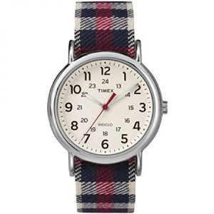 Timex Unisex TW2P89600 Weekender Analog Display Quartz Red Watch