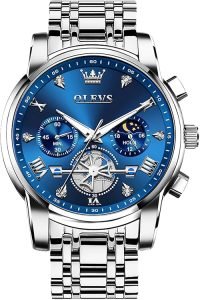 Men's Stainless Steel Chronograph Watch